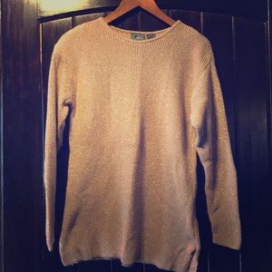 Beautiful Gold Glitter Sweater